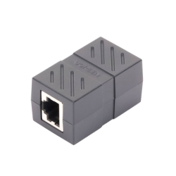 Acoplador (Extensor de Cable Ethernet RJ45 a RJ45) | 1000Mbps | Compatibilidad con Cat7 Cat6A Cat6 Cat5e | Compatible con POE | Ignífugo | ABS