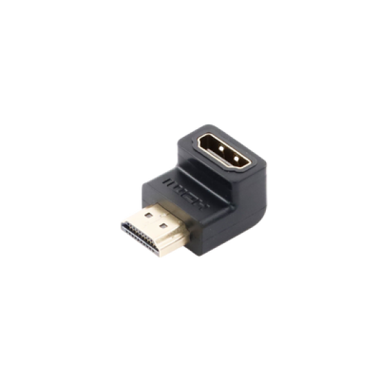 Adaptador HDMI de 90 Grados Macho a Hembra / Hacia Abajo / HDMI 2.0  4K@60Hz / Proporciona Flexibilidad Sin Doblar los Cables HDMI