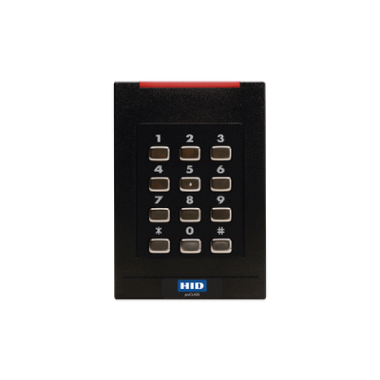 Lector con Teclado 921 PROX HID, EM /iClass SEOS (no clonable) /iClass SE/ iClass SR/ iClass /Mifare Classic, DesFire, Bluetooth/ Garantía de por Vida