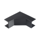 Esquinero Interior Color Negro de PVC Auto Axtinguible, Para Canaleta TMK-1720-N-CC (5220-02003)