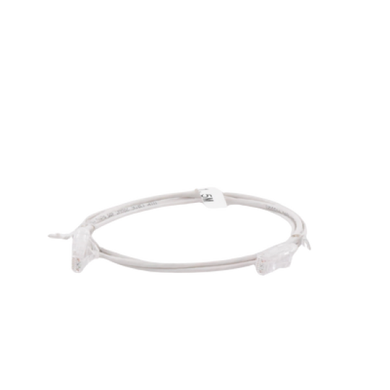 Cable de Parcheo Slim UTP Cat6 - 1.5 m Blanco Diámetro Reducido (28 AWG)