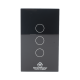 (Wifi) Apagador switch inalámbrico WIFI, control de 3 regresos de carga, 110V