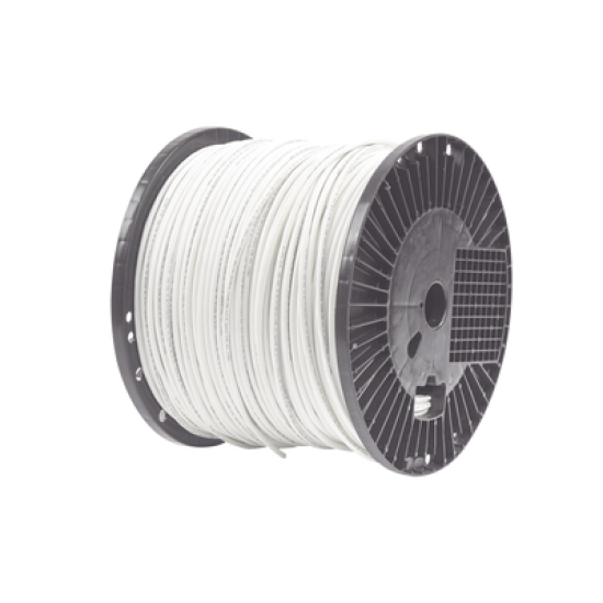 Bobina de Cable UTP de 4 Pares MaTriX, Cat6A de Diámetro Reducido, 26 AWG, CMR (Riser), Color Blanco, 305m