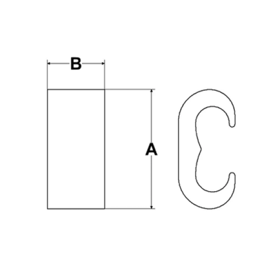 Conector Mecánico tipo YGHC-C, compresión en forma C para  calibre mínimo 1 tre- 2/0 tre y conductor máximo 6 sol - 2 tre.