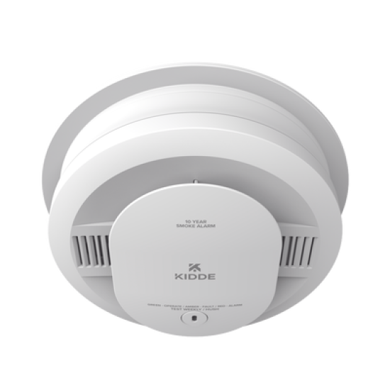 Detector de Humo Compacto Fotoelectrico Autónomo â”‚Batería 10 Años â”‚Modelo 21031466 â”‚ Paquete de 6