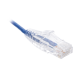 Cable de Parcheo Slim UTP Cat6 - 1.5 m Azul Diámetro Reducido (28 AWG)
