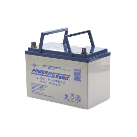 Batería 12V, 100AH, Para Respaldo, Tecnologías AGM/VRLA, 10-12 Años Vida Útil, Terminales U, Reconocida UL   