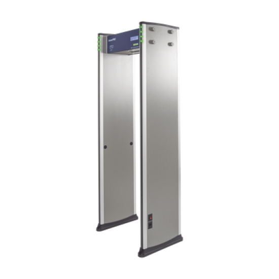 Detector de Metales de 18 zonas/ Uso en Interior/Programación con Control Remoto / Contador de Personas