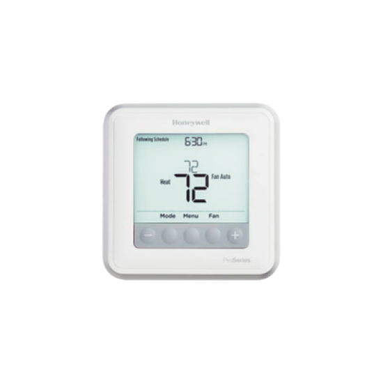 Termostato programable T6 Pro de 2 etapas de calor de calor/1 frío o sistemas convencionales de 1 calor/1 frío