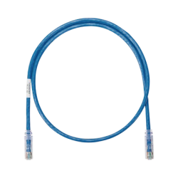 Cable de parcheo UTP Categoría 5e, con plug modular en cada extremo - 1 ft. - Azul