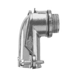 Conector curvo para tubo flexible 3/4