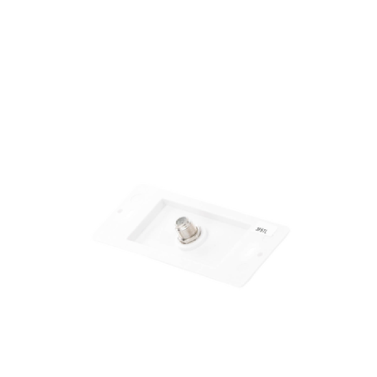 Adaptador de cable coaxial, de pared para cable de TV.