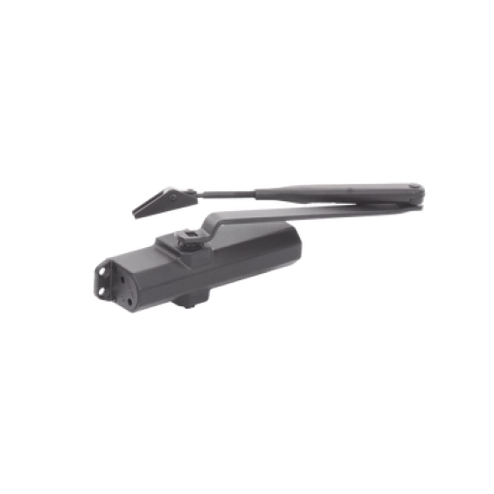 Cierrapuertas Fuerza 4/ Para puertas de hasta 1100 mm de Ancho/ Color Chocolate Oscuro /Certificación UL/ Ideal Puertas Madera