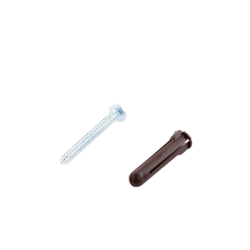 Paquete de 10 taquetes café 1 3/4