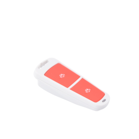 (AX HUB) Botón de Pánico Inalámbrico Doble / Protección Contra Activación Accidental