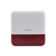 (AX PRO) Sirena Inalámbrica con Estrobo Rojo para Exterior IP65 / 110 dB