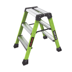 Escalera Plegable 2 Peldaños de Fibra de Vidrio / Tamaño 66 cm ( 2' 2