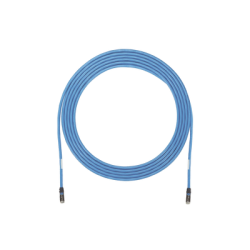 Cable de Zona U/UTP Cat6A, Con Plug Modular en Cada Extremo, Conductor 23 AWG Sólido, CMP (Plenum), 100 ft, Color Azul