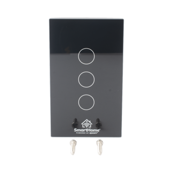 (Wifi) Apagador switch inalámbrico WIFI, control de 3 regresos de carga, 110V