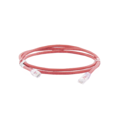 Cable de parcheo UTP Categoría 6, con plug modular en cada extremo - 1.5 m. - Rojo
