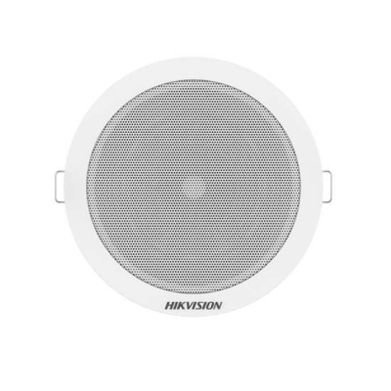 Altavoz Montaje en Plafón / 6 Watts / 100 V / Rejilla de Metal / Color Blanco / Uso Interior