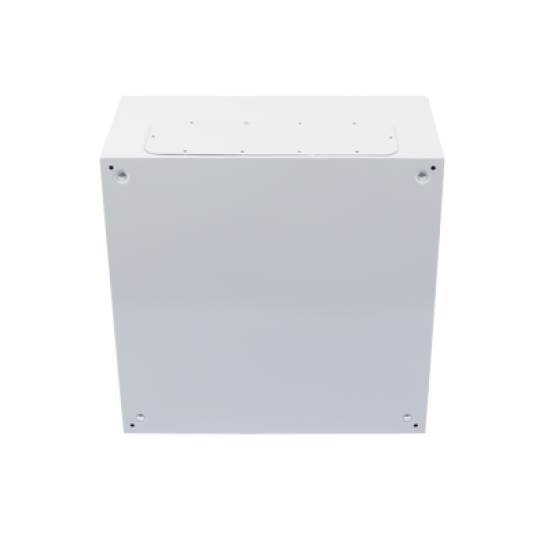 Gabinete de Acero IP66 Uso en Intemperie (600 x 600 x 300 mm) con Placa Trasera Interior Metálica y Compuerta Inferior Atornillable (Incluye Chapa y Llave T).