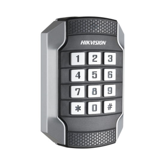 Lector de Tarjetas MIFARE y Contraseñas / Wiegand W26 - W34 y RS-485 / IP65 / IK10 / Estetico y Facil de Utilizar / Indicador LED