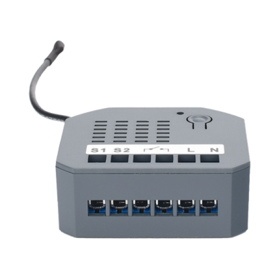 (ZWAVE) Micro modulo On/Off , para 1 circuito, doble control