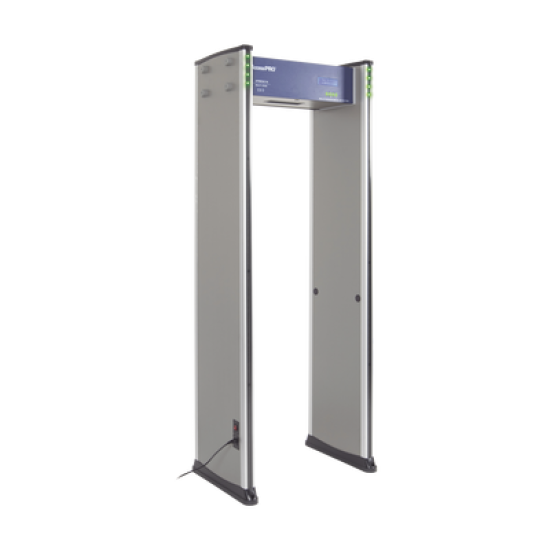 Detector de Metales de 18 zonas/ Uso en Interior/Programación con Control Remoto / Contador de Personas