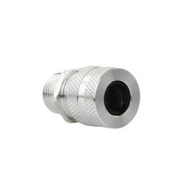 Conector de cable, de aluminio macho recto, .50 - .63 