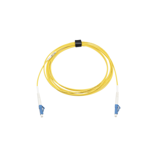 Jumper de Fibra Óptica Monomodo (OS2), XGLO, Riser, LC/UPC-LC/UPC Simplex, ONFR, Color Amarillo, 3 Metros