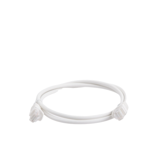 Cable de parcheo UTP Cat5e - 1 m - blanco