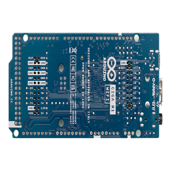 Arduino Giga R1 WiFi, una placa de desarrollo avanzada diseñada para aplicaciones que requieren alto rendimiento y conectividad versátil