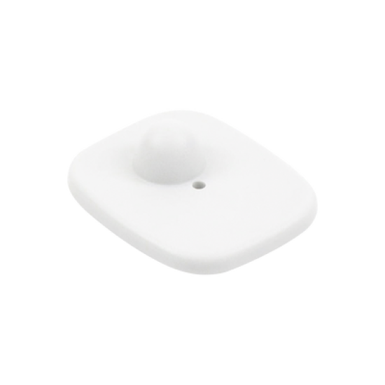 Paquete de 100 Tags RF Para Ropa, Tipo Mini Square, Color Blanco