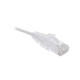 Cable de Parcheo Slim UTP Cat6 - 1.5 m Blanco Diámetro Reducido (28 AWG)