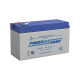 Batería 12V, 7AH, Para Respaldo, Tecnologías AGM/VRLA, 5 Años Vida Útil, Terminales F1, Reconocida UL