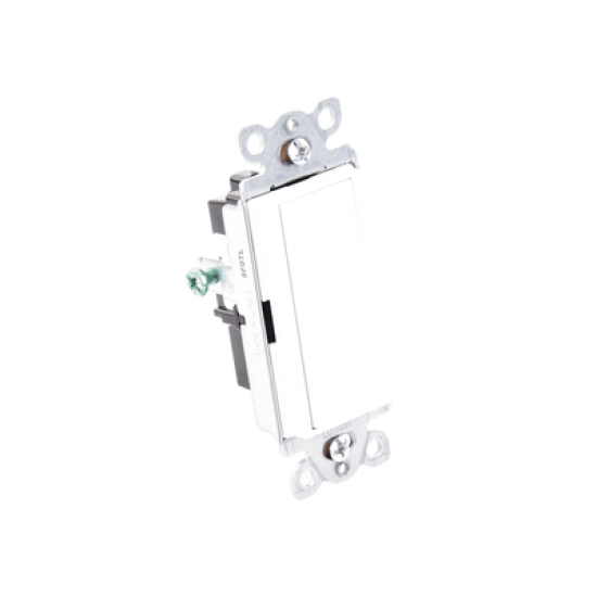 Apagador convencional On/Off, 15 Amp un solo polo.