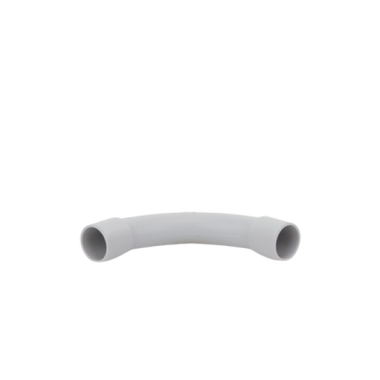 Curva de radio estrecho para tubería rígida, recomendado para cables de datos, PVC Auto-extinguible, de 16 mm 