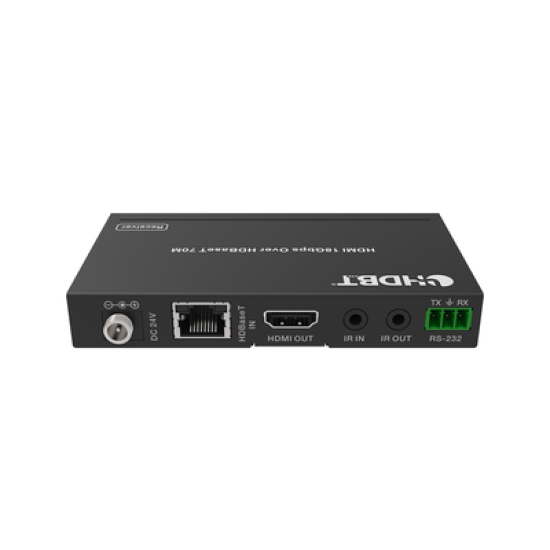 Kit Extensor HDBaseT | 4K2K@60Hz 40m | 1080p 70m | Función PoC | IR Bidireccional | RS-232 | 