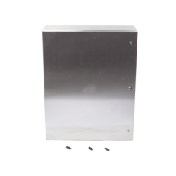 Gabinete de Acero Inoxidable IP66 Uso en Intemperie (800 x 1000 x 300 mm) con Placa Interna Galvanizada.
