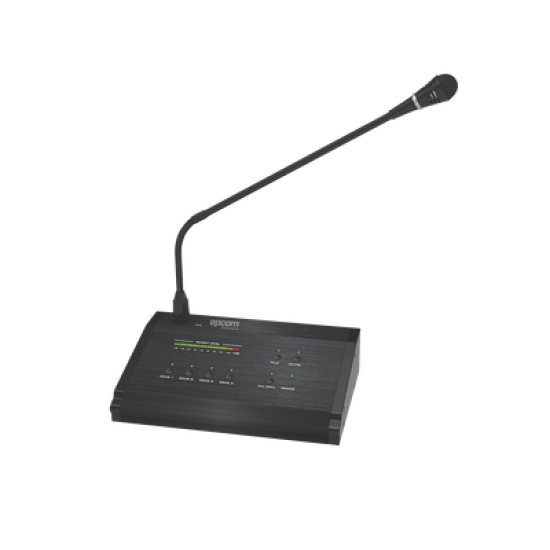 Micrófono a Distancia de 4 Zonas para Sistema de Voceo SF4240MP â”‚ No compatible con SF4240UC o SF2240UC