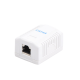 Caja de pared con 1 puerto, incluye 1 jack STP Cat6A
