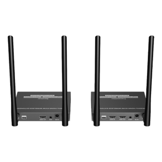 Kit Extensor Inalámbrico | 4K@60Hz | Transmisión hasta 50m | Transferencia IR | Emparejamiento SSID