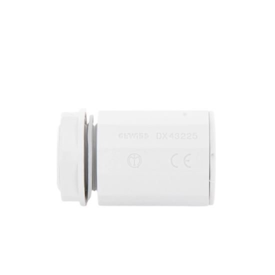 Conector de tubería rígida a caja (Racor), PVC Auto-extinguible, de 50 mm