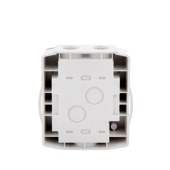 Sirena con Lámpara Estroboscópica para Exterior / a 2 Hilos / Configuración Estroboscópica Seleccionable / Color Blanco 