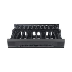 Organizador de Cables Horizontal CableTek, Sencillo (Solo Frontal), Para Rack de 19in, 2UR