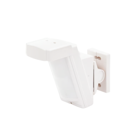 Detector de Movimiento / 100% Exterior /  Cableado / Hasta 12 metros a 85° de cobertura/ Instalación a 3 metros / Compatible con cualquier panel de alarma