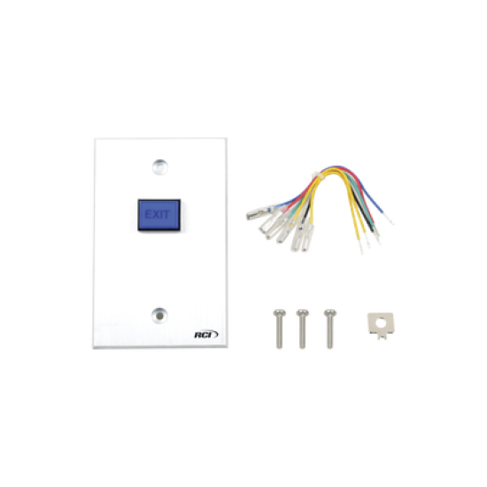 Botón de Salida/ Placa Aluminio REFORZADO / NO & NC / UL/2 Años Garantia