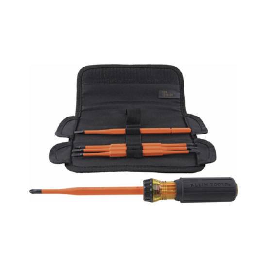 Juego de Desarmadores Intercambiables con Aislamiento 8 en 1.