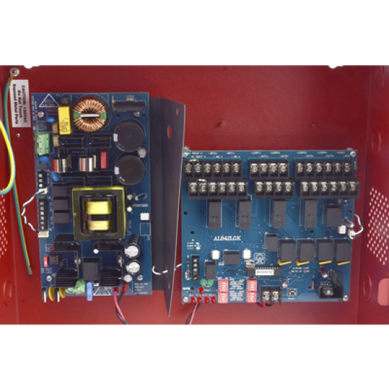 Fuente De Alimentación Remota Extensora De NACs, 12/24Vcd, 10A, 4 Circuitos (0500-02320), Listada UL, Aprobada FM 